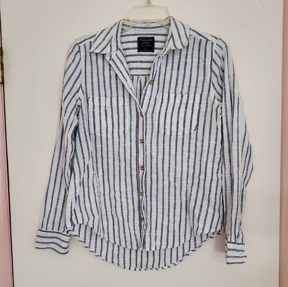 TWO Abercrombie Linen Shirts